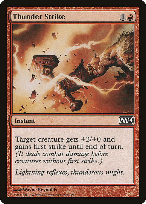 Thunder Strike [Magic 2014 (M14)] | Gear Gaming Bentonville