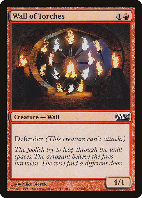 Wall of Torches [Magic 2012 (M12)] | Gear Gaming Bentonville