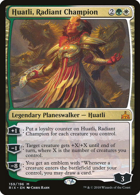 Huatli, Radiant Champion [Rivals of Ixalan] | Gear Gaming Bentonville