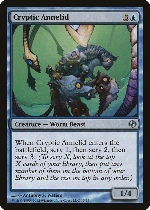 Cryptic Annelid [Duel Decks: Venser vs. Koth] | Gear Gaming Bentonville