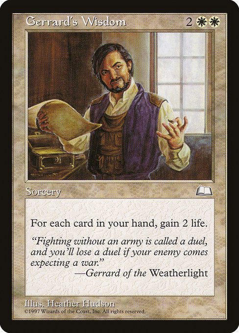 Gerrard's Wisdom [Weatherlight] | Gear Gaming Bentonville