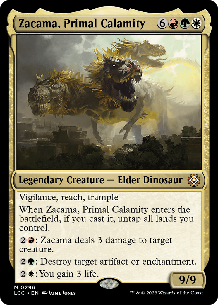 Zacama, Primal Calamity [The Lost Caverns of Ixalan Commander] | Gear Gaming Bentonville