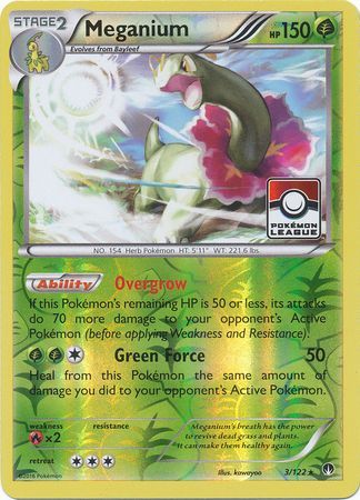 Meganium (3/122) (League Promo) [XY: BREAKpoint] | Gear Gaming Bentonville