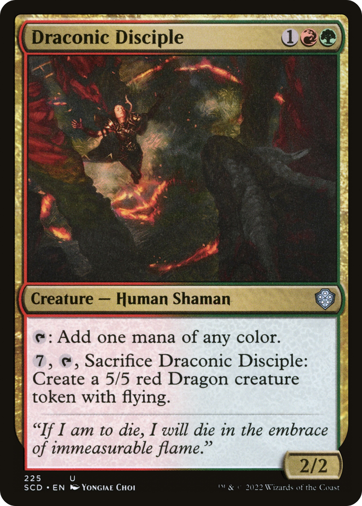 Draconic Disciple [Starter Commander Decks] | Gear Gaming Bentonville