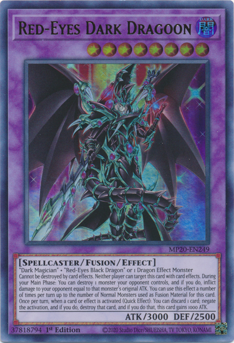 Red-Eyes Dark Dragoon [MP20-EN249] Ultra Rare | Gear Gaming Bentonville