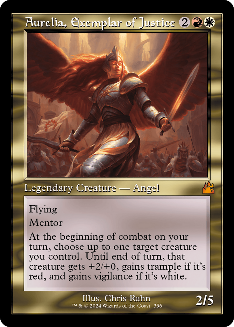 Aurelia, Exemplar of Justice (Retro) [Ravnica Remastered] | Gear Gaming Bentonville