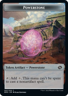 Powerstone // Construct (005) Double-Sided Token [The Brothers' War Tokens] | Gear Gaming Bentonville