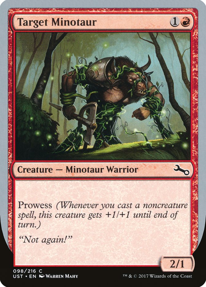 Target Minotaur (Vine Art) [Unstable] | Gear Gaming Bentonville