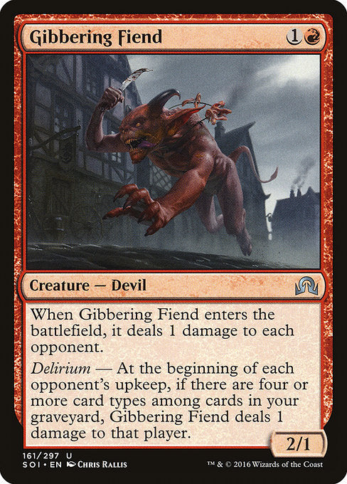 Gibbering Fiend [Shadows over Innistrad] | Gear Gaming Bentonville