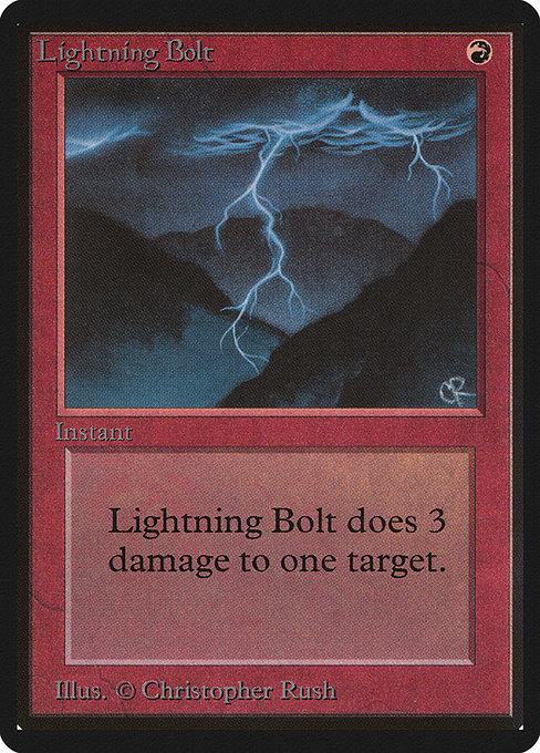 Lightning Bolt [Beta Edition] | Gear Gaming Bentonville