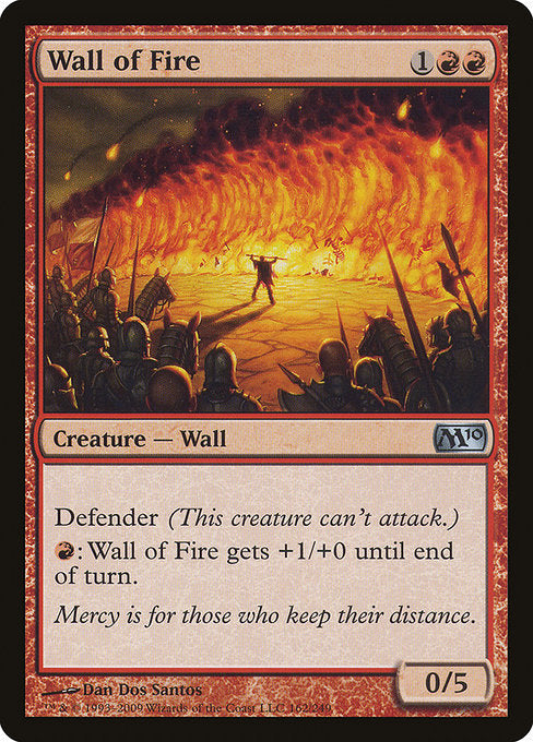 Wall of Fire [Magic 2010 (M10)] | Gear Gaming Bentonville