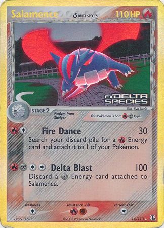 Salamence (14/113) (Delta Species) (Stamped) [EX: Delta Species] | Gear Gaming Bentonville