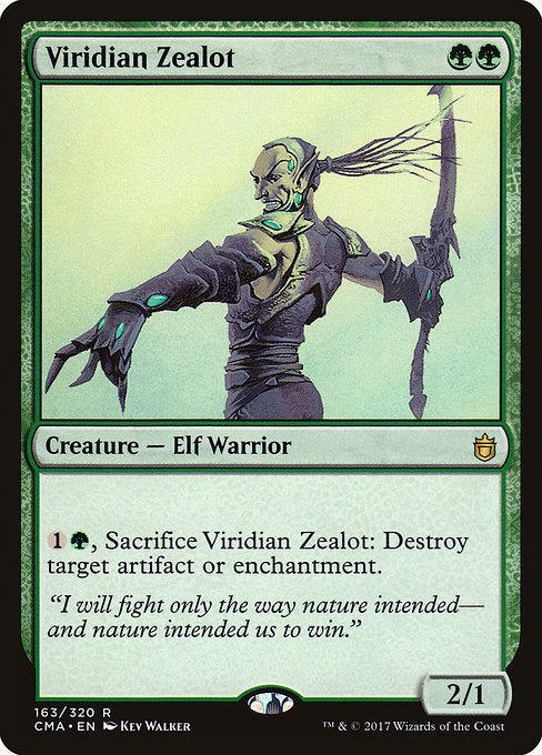 Viridian Zealot [Commander Anthology] | Gear Gaming Bentonville