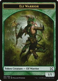 Elf Warrior Token [Duel Decks: Elves vs. Inventors] | Gear Gaming Bentonville