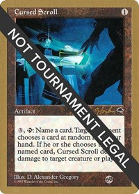 Cursed Scroll - 1998 Brian Hacker (TMP) (SB) [World Championship Decks] | Gear Gaming Bentonville