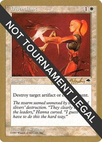 Disenchant - 1998 Brian Hacker (TMP) [World Championship Decks] | Gear Gaming Bentonville