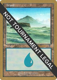 Island (333) - 2001 Alex Borteh (7ED) [World Championship Decks] | Gear Gaming Bentonville