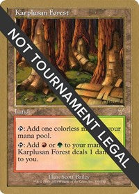 Karplusan Forest - 2001 Jan Tomcani (7ED) [World Championship Decks] | Gear Gaming Bentonville