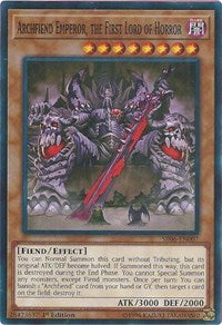 Archfiend Emperor, the First Lord of Horror [Structure Deck: Lair of Darkness] [SR06-EN007] | Gear Gaming Bentonville