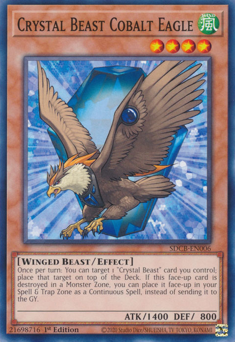 Crystal Beast Cobalt Eagle [SDCB-EN006] Common | Gear Gaming Bentonville