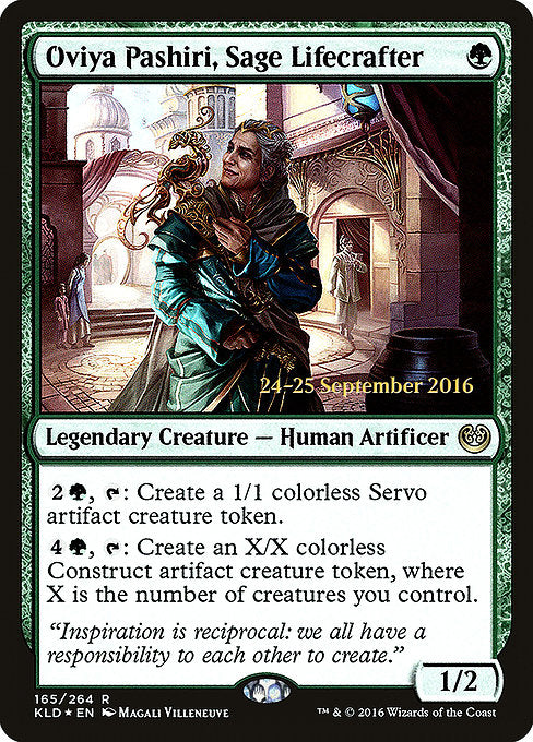 Oviya Pashiri, Sage Lifecrafter [Prerelease Cards] | Gear Gaming Bentonville