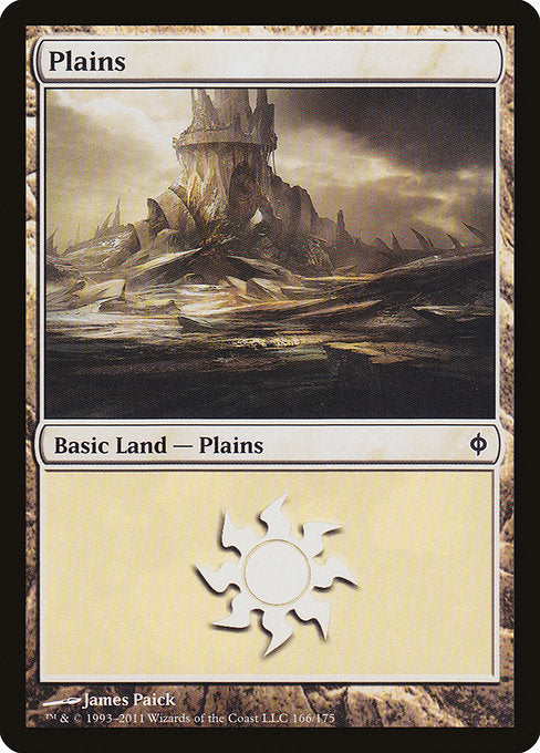 Plains (166) [New Phyrexia] | Gear Gaming Bentonville