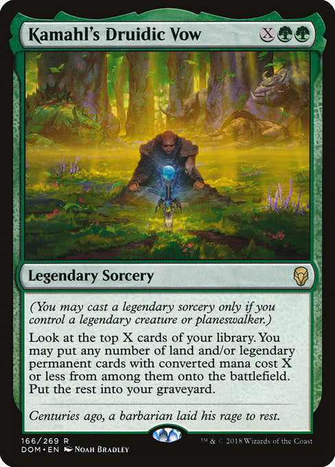 Kamahl's Druidic Vow [Dominaria] | Gear Gaming Bentonville