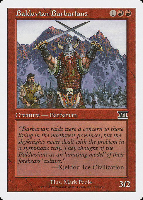 Balduvian Barbarians [Classic Sixth Edition] | Gear Gaming Bentonville