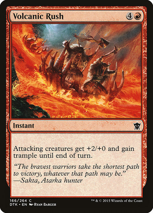 Volcanic Rush [Dragons of Tarkir] | Gear Gaming Bentonville