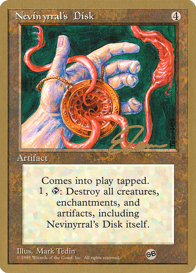 Nevinyrral's Disk (Eric Tam) (SB) [Pro Tour Collector Set] | Gear Gaming Bentonville