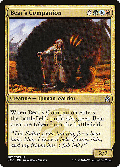 Bear's Companion [Khans of Tarkir] | Gear Gaming Bentonville