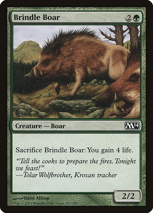 Brindle Boar [Magic 2014 (M14)] | Gear Gaming Bentonville