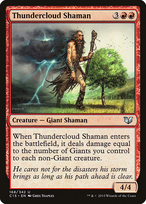 Thundercloud Shaman [Commander 2015] | Gear Gaming Bentonville