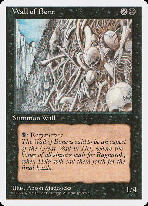 Wall of Bone [Fourth Edition] | Gear Gaming Bentonville