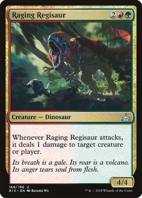 Raging Regisaur [Rivals of Ixalan] | Gear Gaming Bentonville