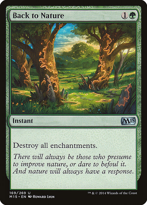 Back to Nature [Magic 2015 (M15)] | Gear Gaming Bentonville