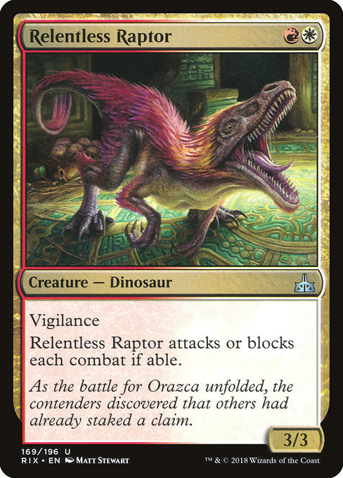 Relentless Raptor [Rivals of Ixalan] | Gear Gaming Bentonville