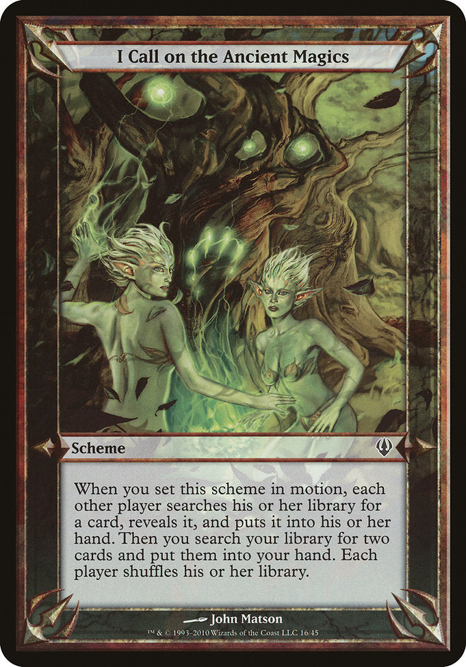 I Call on the Ancient Magics (Colorless) [Oversize Cards] | Gear Gaming Bentonville