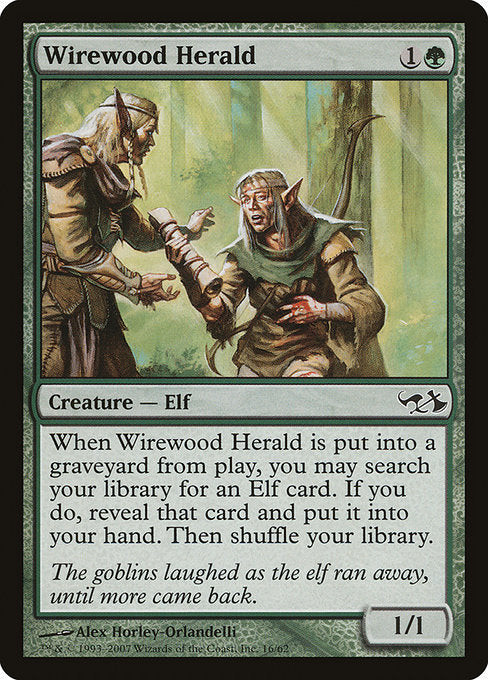 Wirewood Herald [Duel Decks: Elves vs. Goblins] | Gear Gaming Bentonville