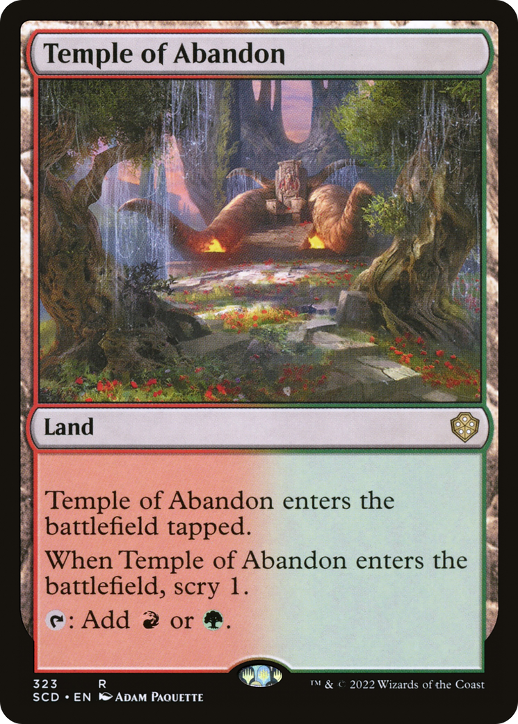 Temple of Abandon [Starter Commander Decks] | Gear Gaming Bentonville