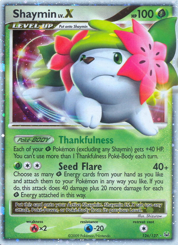 Shaymin LV.X (126/127) [Platinum: Base Set] | Gear Gaming Bentonville