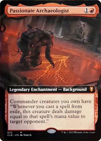 Passionate Archaeologist (Extended Art) [Commander Legends: Battle for Baldur's Gate] | Gear Gaming Bentonville