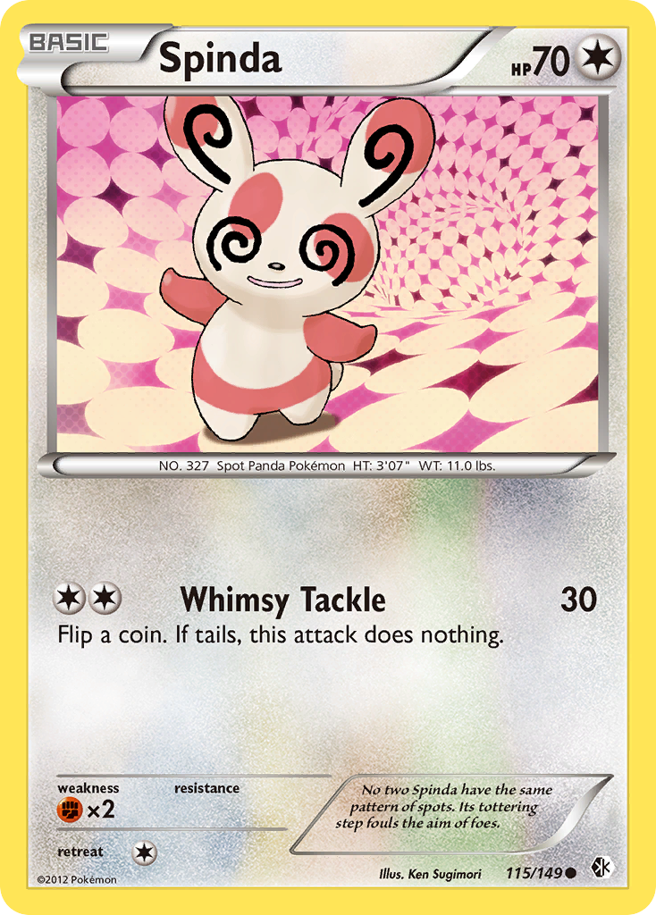 Spinda (115/149) [Black & White: Boundaries Crossed] | Gear Gaming Bentonville