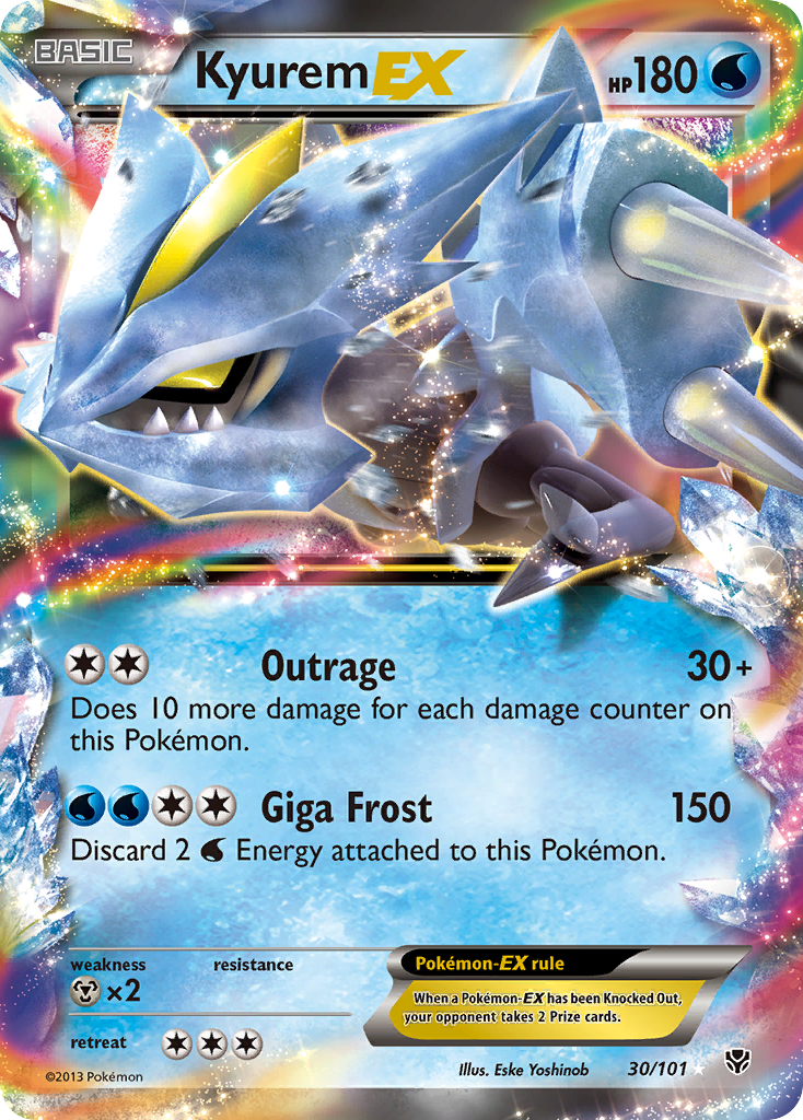 Kyurem EX (30/101) [Black & White: Plasma Blast] | Gear Gaming Bentonville