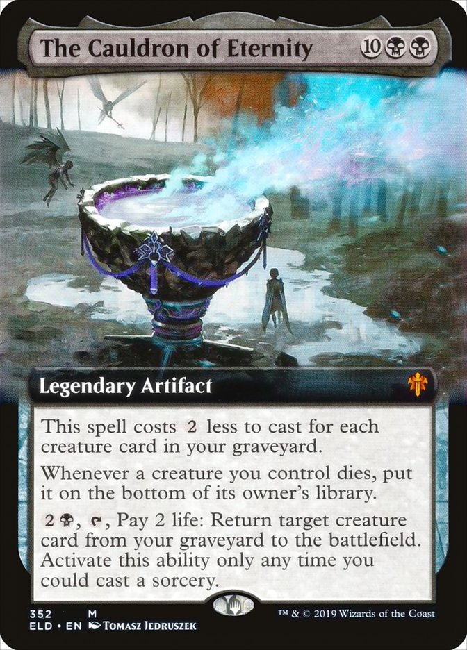 The Cauldron of Eternity (Extended Art) [Throne of Eldraine] | Gear Gaming Bentonville