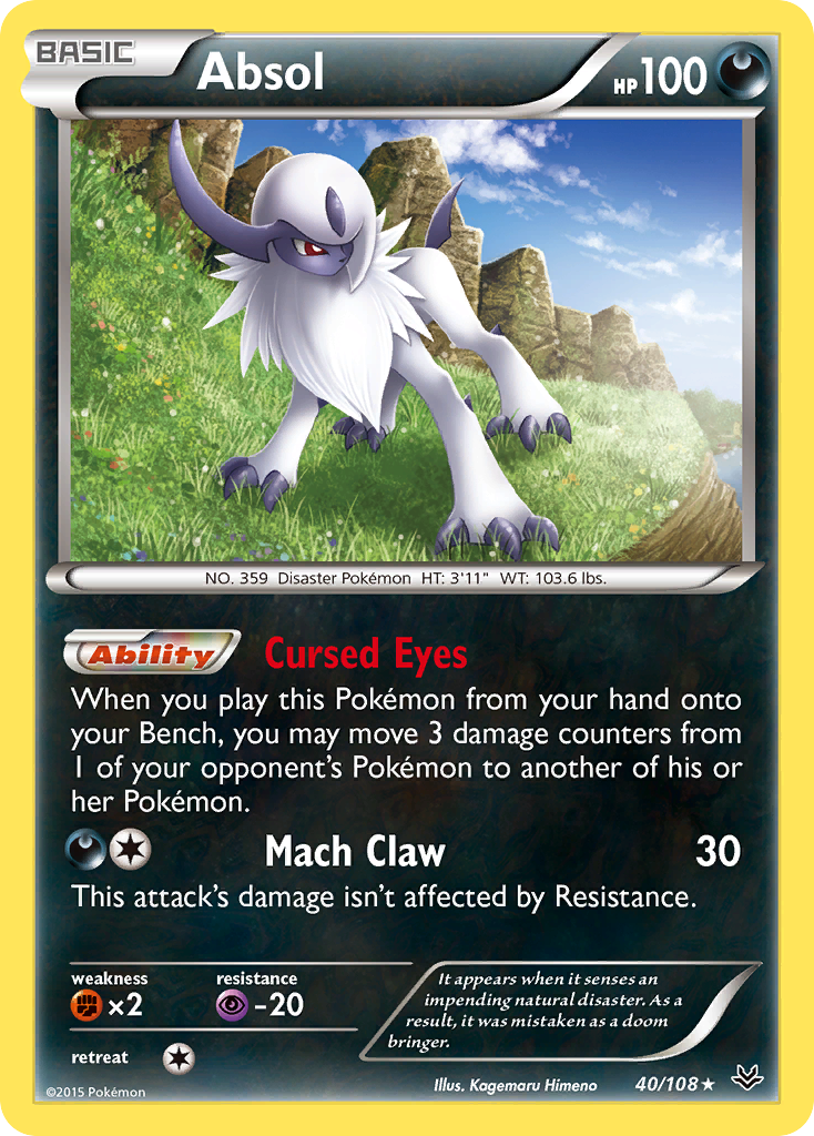 Absol (40/108) [XY: Roaring Skies] | Gear Gaming Bentonville