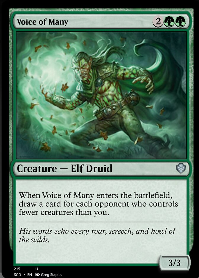 Voice of Many [Starter Commander Decks] | Gear Gaming Bentonville