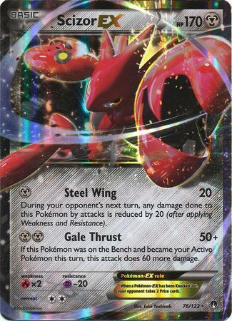 Scizor EX (76/122) (Jumbo Card) [XY: BREAKpoint] | Gear Gaming Bentonville