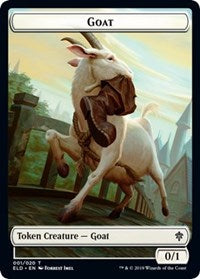 Goat // Food (17) Double-sided Token [Throne of Eldraine Tokens] | Gear Gaming Bentonville