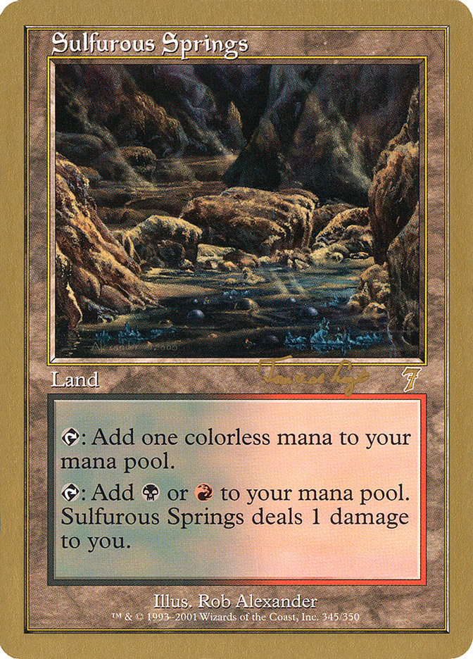 Sulfurous Springs (Tom van de Logt) [World Championship Decks 2001] | Gear Gaming Bentonville